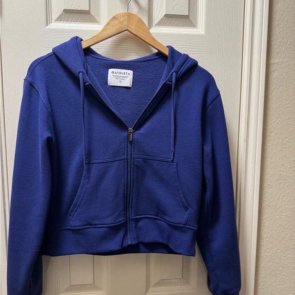 Athleta Purple Zip-Up Hoodie (XS) and Capri Pants (Small) - Picture 2 of 6